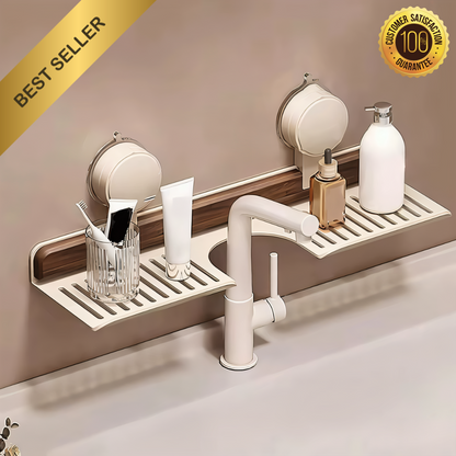 GlanzDock - Bohrfreies Waschbecken Regal