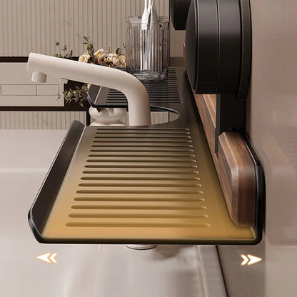 GlanzDock - Bohrfreies Waschbecken Regal